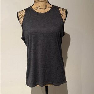 Korsa Roadrunner Sports Charcoal Razor Tank Top Mesh Back Size Large